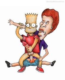 #pic232311: Bart Simpson – Beavis and Butt-head – Butt-head – The Simpsons – beastsexillustrated