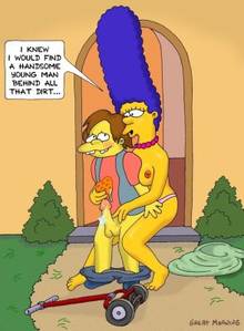 #pic240672: Marge Simpson – Nelson Muntz – The Simpsons – great moaning