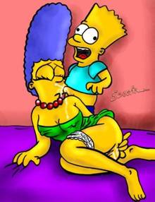 #pic160731: Bart Simpson – Escoria – Marge Simpson – The Simpsons