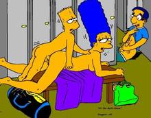 #pic146293: Bart Simpson – Dagger (Artist) – Marge Simpson – Milhouse Van Houten – The Simpsons