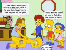 #pic257551: Bart Simpson – Lisa Simpson – Milhouse Van Houten – Nelson Muntz – Rod Flanders – The Simpsons – animated