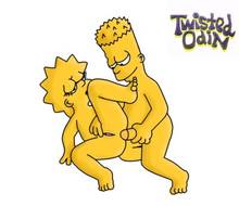 #pic253079: Bart Simpson – Lisa Simpson – The Simpsons – twisted odin