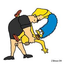 #pic376942: J.Bravo – Johnny Bravo – Marge Simpson – The Simpsons – crossover