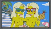 #pic840904: Mole – Patty Bouvier – Selma Bouvier – The Simpsons