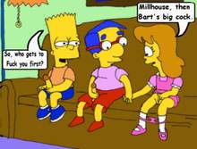 #pic906880: Bart Simpson – Milhouse Van Houten – Samantha Stanky – The Simpsons – animated