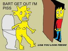 #pic864031: Bart Simpson – Lisa Simpson – The Simpsons – meme