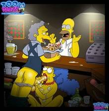 #pic825491: Homer Simpson – Marge Simpson – Moe Szyslak – The Simpsons