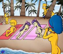 #pic393074: Bart Simpson – Lisa Simpson – Maggie Simpson – Marge Simpson – Sherri – Terri – The Simpsons – WDJ