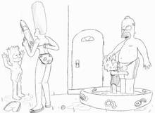 #pic712994: Bart Simpson – Homer Simpson – Lisa Simpson – Marge Simpson – Nytemare – The Simpsons