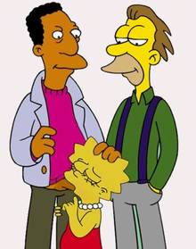 #pic703371: Carl – Lenny – Lisa Simpson – The Simpsons