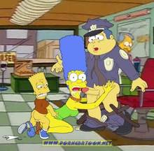 #pic727893: Bart Simpson – Chief Wiggum – Marge Simpson – PornCartoon – The Simpsons