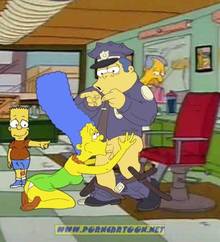#pic727889: Bart Simpson – Chief Wiggum – Marge Simpson – PornCartoon – The Simpsons