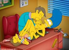 #pic750162: Marge Simpson – Nelson Muntz – Seymour Skinner – The Simpsons – cartoon avenger