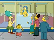 #pic650722: Helen Lovejoy – Marge Simpson – Ralph Wiggum – Seymour Skinner – Sideshow Mel – The Simpsons – Timothy Lovejoy – WVS