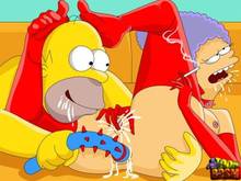 #pic1110210: Homer Simpson – Patty Bouvier – The Simpsons – Toon BDSM