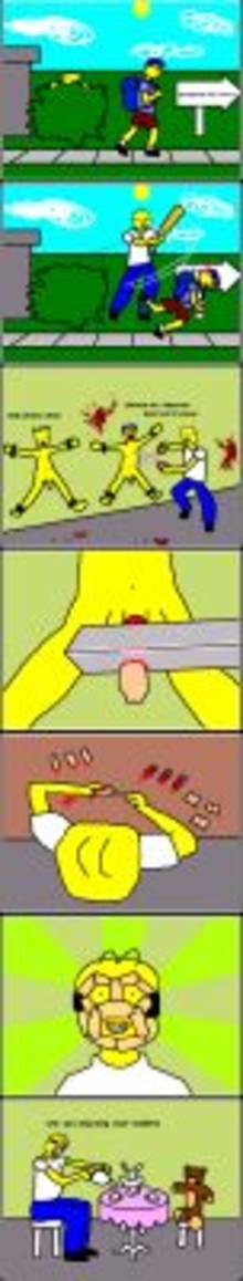 #pic688250: Bart Simpson – Electric Retard – Homer Simpson – Milhouse Van Houten – The Simpsons