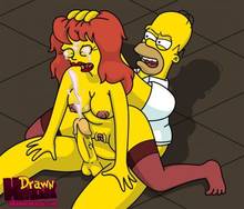 #pic680500: Drawn-Hentai – Homer Simpson – Mindy Simmons – The Simpsons