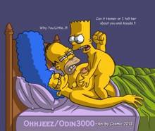 #pic1088316: Bart Simpson – Cosmic – Homer Simpson – Marge Simpson – The Simpsons – animated – odin3000 – ohhjeez