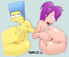 #pic1083267: Futurama – Marge Simpson – The Simpsons – Turanga Leela – crossover – pbrown