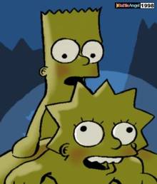 #pic191023: Bart Simpson – Lisa Simpson – The Simpsons – battle angel