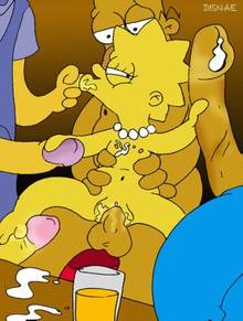 #pic191025: Barney Gumble – Homer Simpson – Lisa Simpson – Moe Szyslak – The Simpsons – disnae