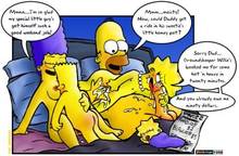 #pic191022: Bart Simpson – Homer Simpson – Lisa Simpson – Marge Simpson – The Simpsons – battle angel