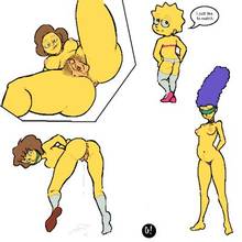 #pic601294: D! – Edna Krabappel – Lisa Simpson – Marge Simpson – Maude Flanders – The Simpsons