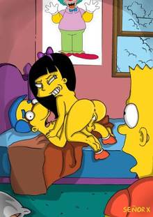 #pic995341: Bart Simpson – Jessica Lovejoy – Milhouse Van Houten – The Simpsons – se&ntilde-or x