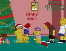 #pic1270233: Christmas – Dolph Starbeam – Kearney Zzyzwicz – Marge Simpson – Milhouse Van Houten – Nelson Muntz – The Simpsons – animated – blargsnarf