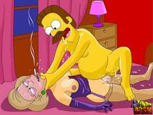 #pic1268381: Edna Krabappel – Ned Flanders – The Simpsons – Toon BDSM
