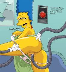 #pic492249: 2001: A Space Odyssey – HAL 9000 – Marge Simpson – Pierce Brosnan – Simpson House – The Simpsons