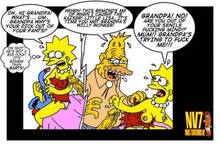 #pic423018: Abraham Simpson – Lisa Simpson – The Simpsons – nev