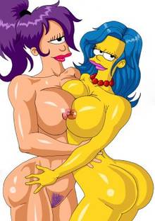 #pic1031539: Futurama – Marge Simpson – The Simpsons – Turanga Leela – crossover – cssp