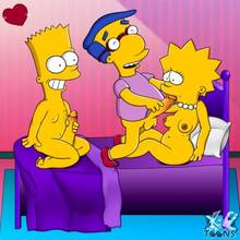 #pic986884: Bart Simpson – Lisa Simpson – Milhouse Van Houten – The Simpsons – xl-toons