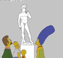 #pic985651: Homer Simpson – Lisa Simpson – Marge Simpson – Ned Flanders – The Simpsons – animated