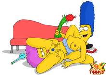 #pic981555: Marge Simpson – Selma Bouvier – The Simpsons – xl-toons