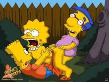 #pic948677: Bart Simpson – Lisa Simpson – Milhouse Van Houten – The Simpsons – comics-toons