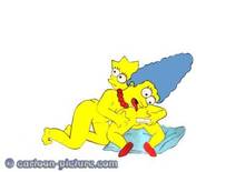 #pic435007: Cartoon-Pictures – Lisa Simpson – Marge Simpson – The Simpsons