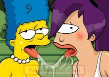 #pic429537: BatoTheCyborg – Futurama – Marge Simpson – The Simpsons – ToonFanClub – Turanga Leela – crossover
