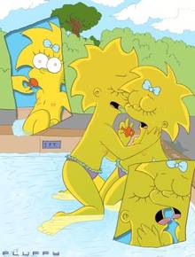 #pic465405: Fluffy – Lisa Simpson – Maggie Simpson – The Simpsons
