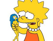 #pic455122: Bluespin – Lisa Simpson – Marge Simpson – The Simpsons