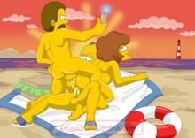#pic588504: Homer Simpson – Maude Flanders – Ned Flanders – The Simpsons – ToonFanClub