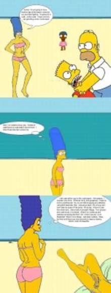 #pic585782: Bart Simpson – Homer Simpson – Marge Simpson – Milhouse Van Houten – Outhouse – The Simpsons – comic