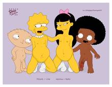 #pic1222287: Family Guy – Jessica Lovejoy – Lisa Simpson – Rallo Tubbs – Stewie Griffin – The Cleveland Show – The Simpsons – ross