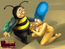 #pic607669: Bumblebee Man – Drawn-Hentai – Marge Simpson – The Simpsons