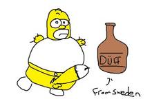 #pic604287: Duff – Homer Simpson – The Simpsons – inanimate