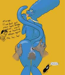 #pic607070: Julius Hibbert – Marge Simpson – The Simpsons – cat Marge – imaajfpstnfo