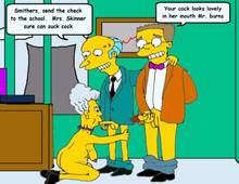 #pic1221469: Agnes Skinner – Montgomery Burns – The Simpsons – Waylon Smithers – animated