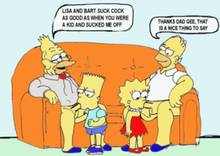 #pic1220582: Abraham Simpson – Bart Simpson – Homer Simpson – Lisa Simpson – The Simpsons – animated