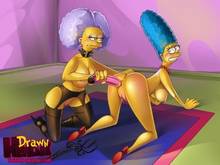#pic549634: Drawn-Hentai – Marge Simpson – Selma Bouvier – The Simpsons
